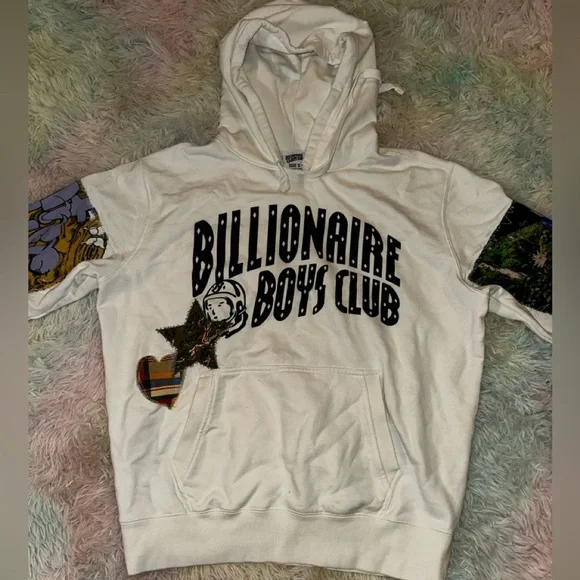New Billionaire BOYS Club BB Trance Hoodie White Size Small - Picture 5 of 16
